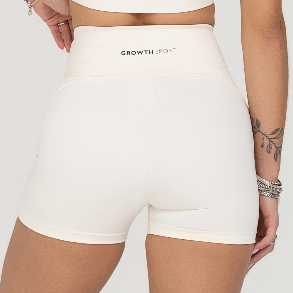 Short Growth Recorte Lateral Off White