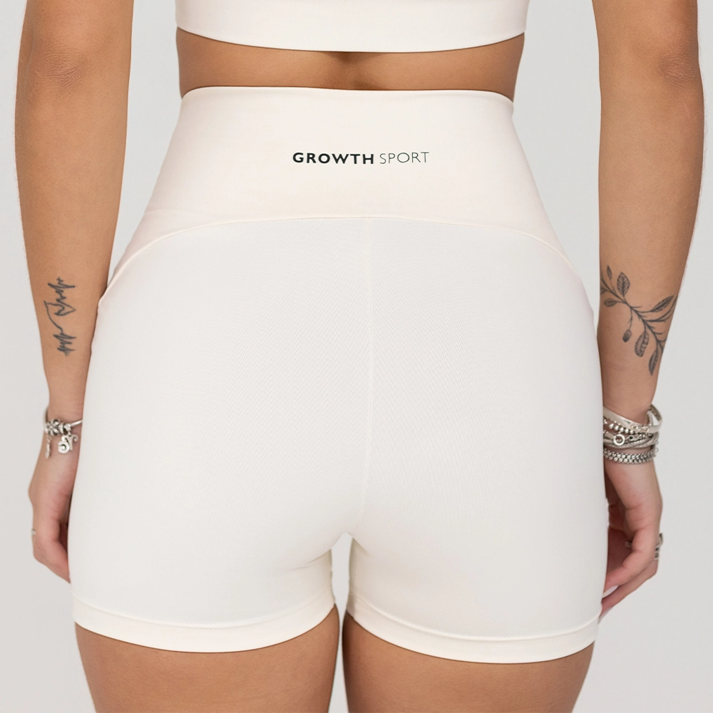 Short Growth Recorte Lateral Off White