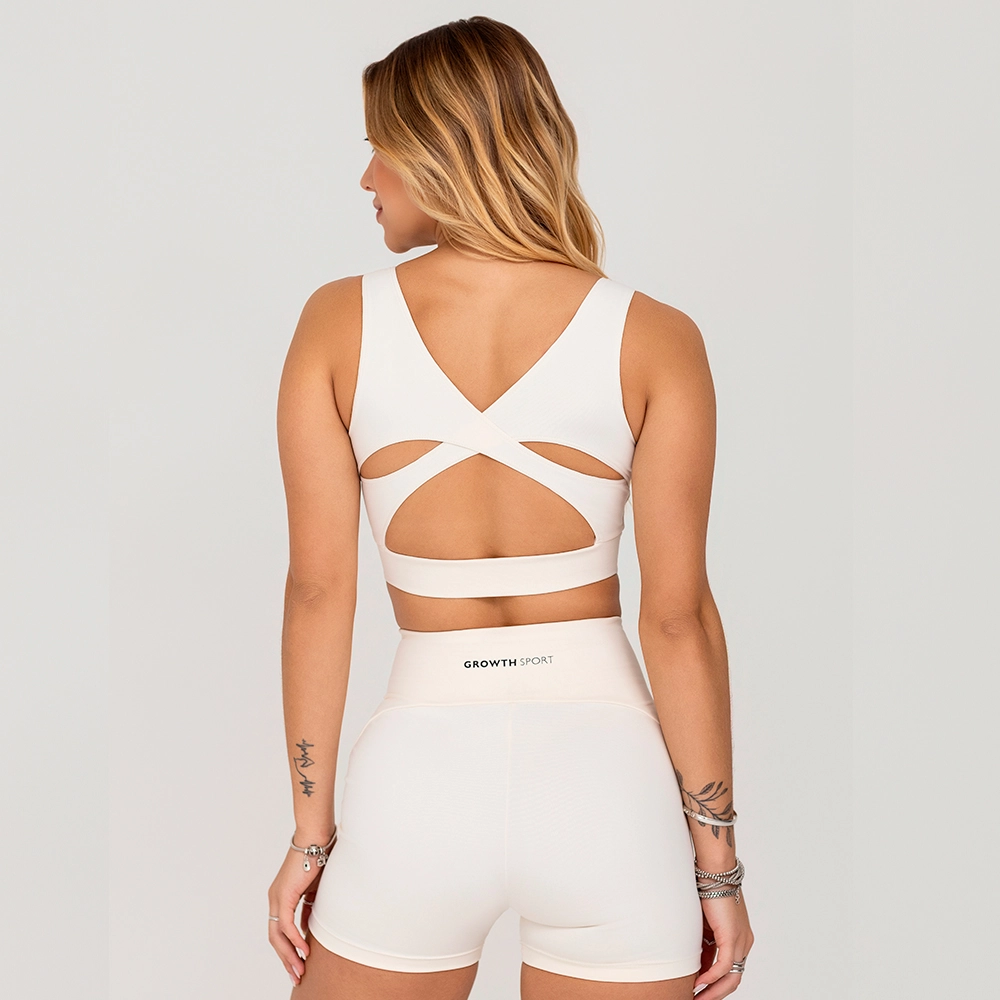 Short Growth Recorte Lateral Off White