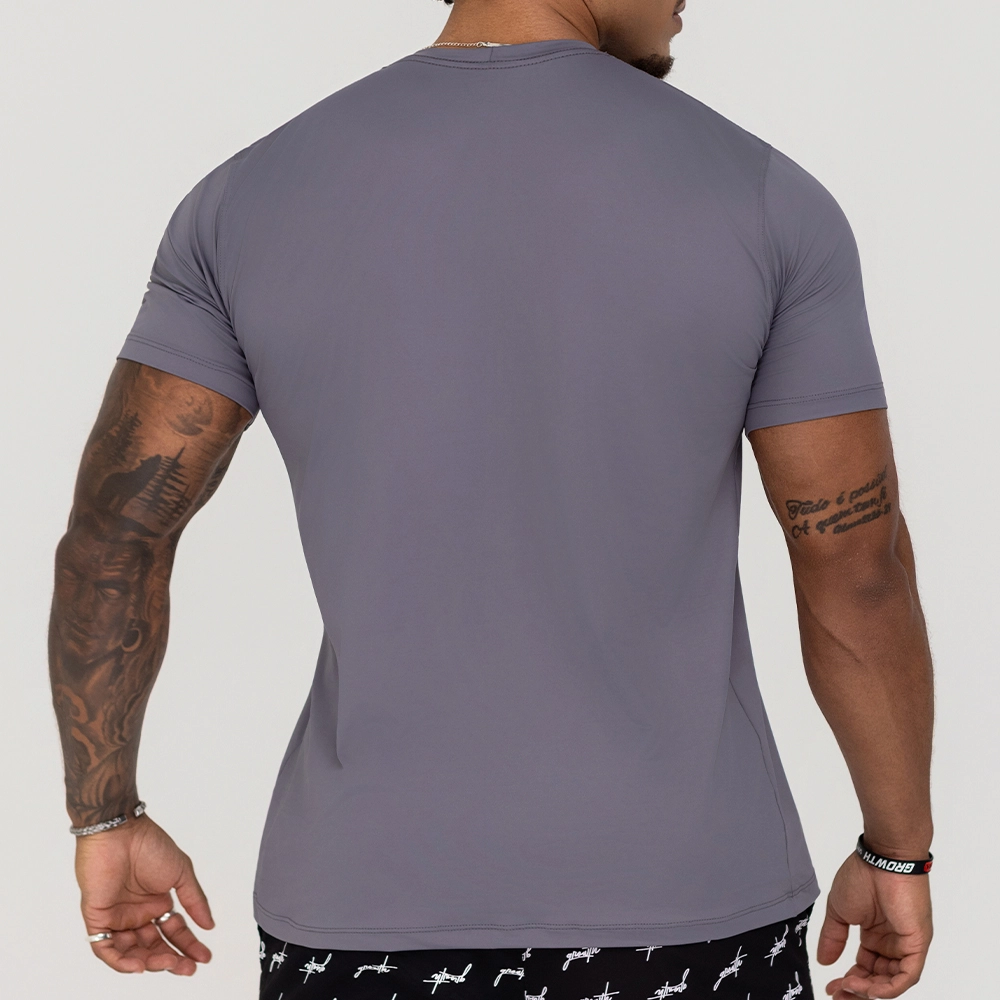 Camiseta Growth Running Cinza Grafite