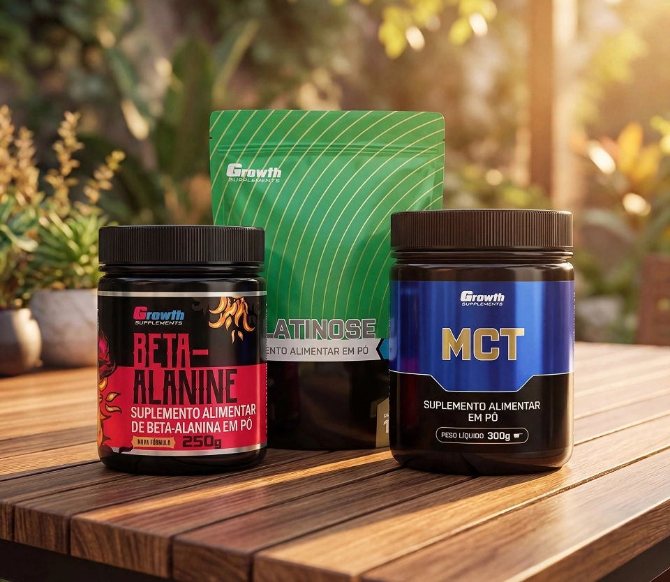 KIT ENDURANCE COM BETA-ALANINA, MCT E PALATINOSE  - Growth Supplements