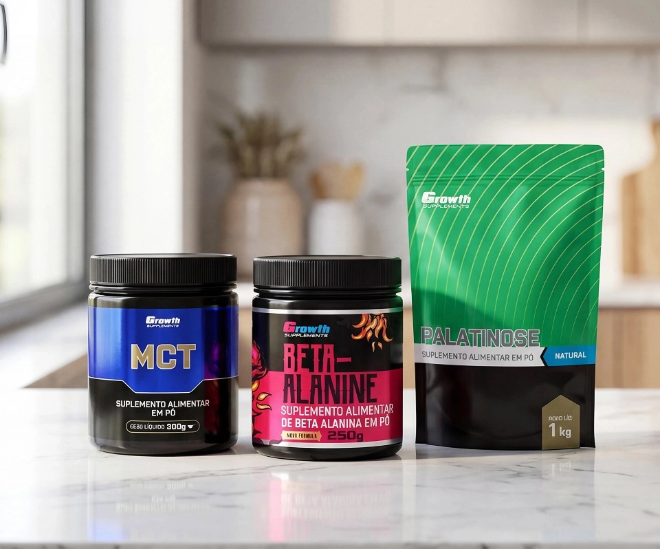 KIT ENDURANCE COM BETA-ALANINA, MCT E PALATINOSE  - Growth Supplements