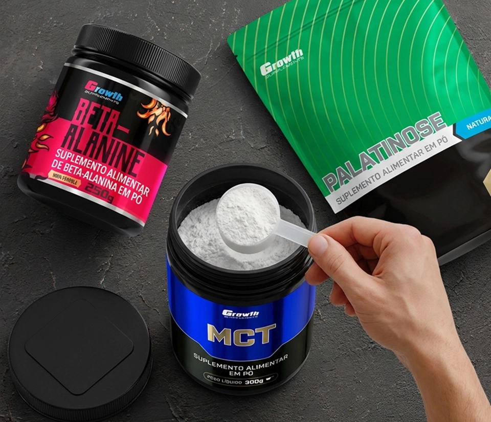KIT ENDURANCE COM BETA-ALANINA, MCT E PALATINOSE  - Growth Supplements