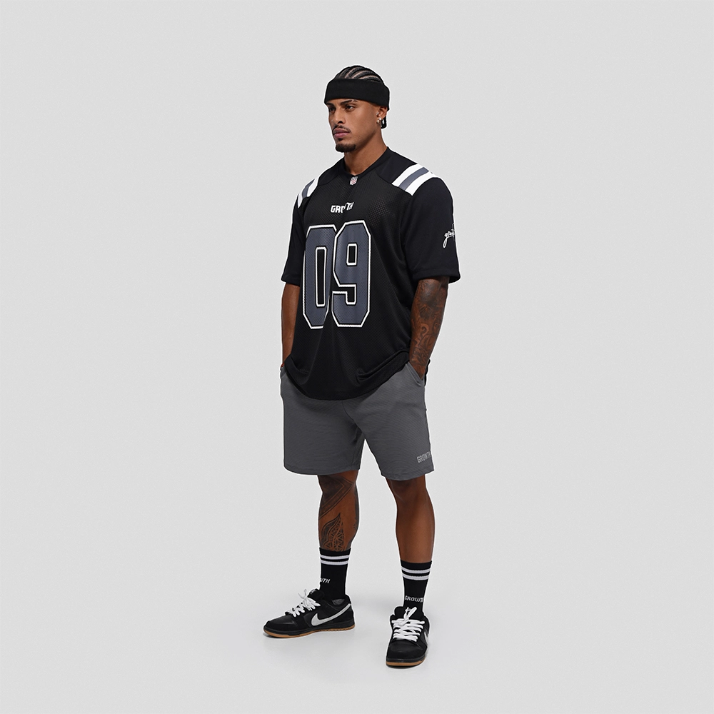 Camiseta Growth Fut American Preto