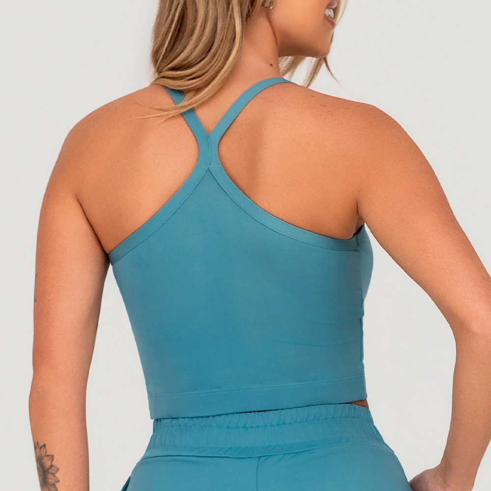 Top Growth Nadador Com Tiras Azul
