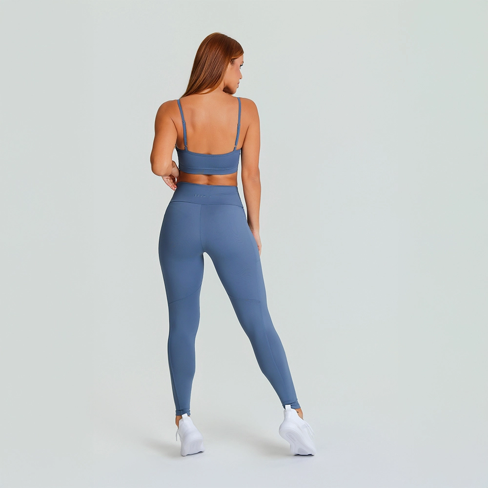 Legging Growth Bolsos Azul 