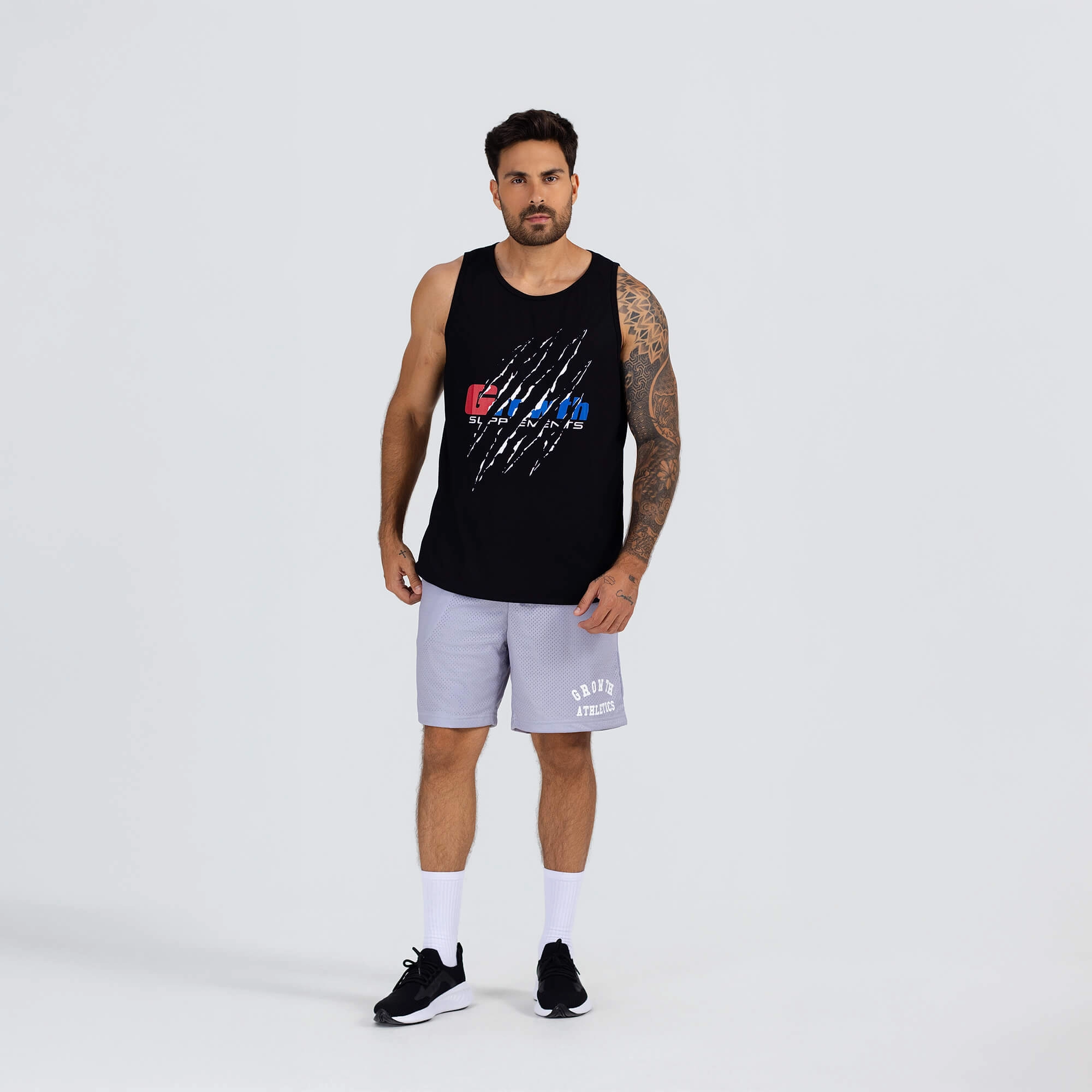 Regata Casual Growth  Garras Preto