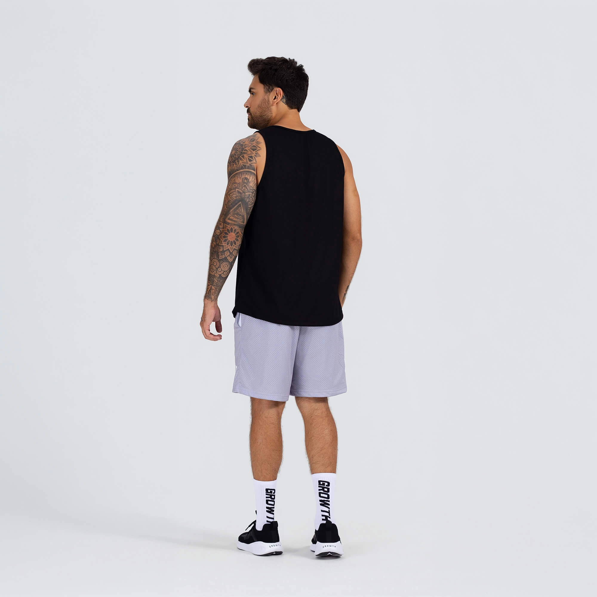 Regata Casual Growth  Garras Preto