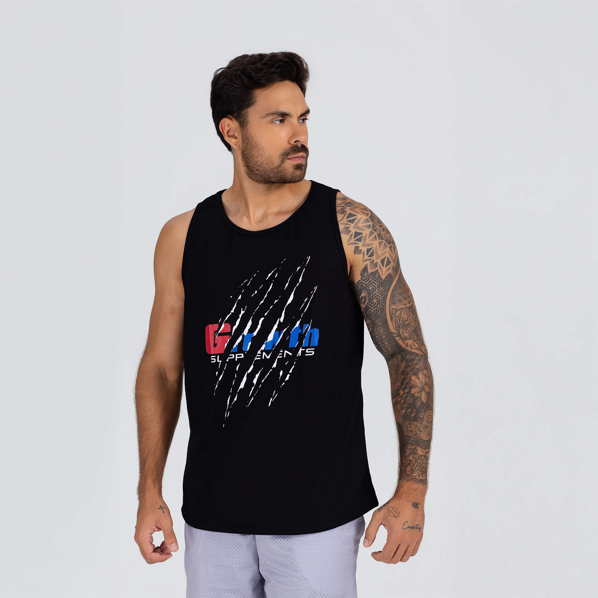 Regata Casual Growth  Garras Preto