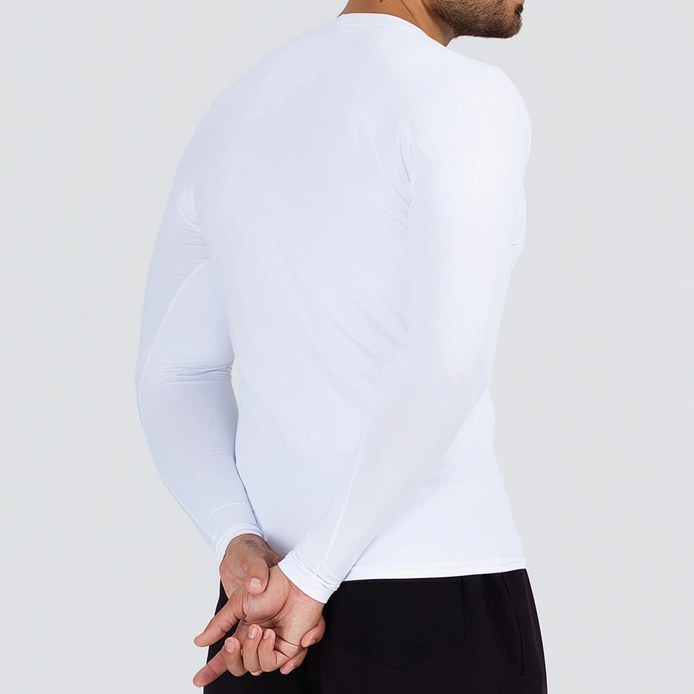 Camiseta Térmica Essencial Manga Longa Branco