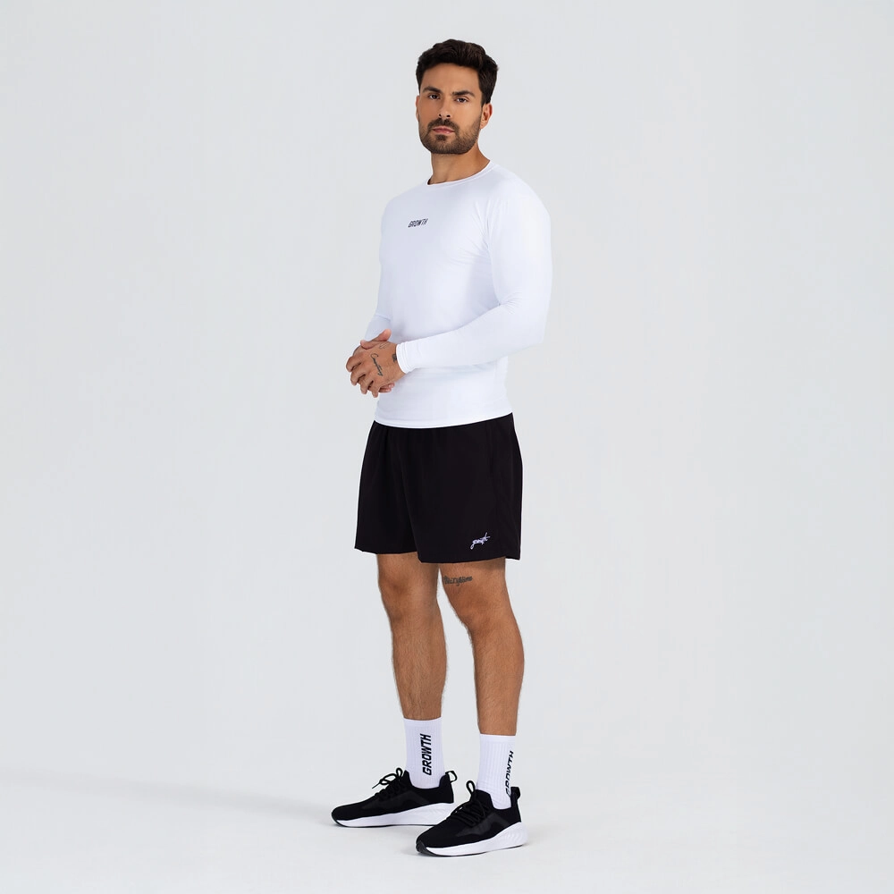Camiseta Térmica Essencial Manga Longa Branco