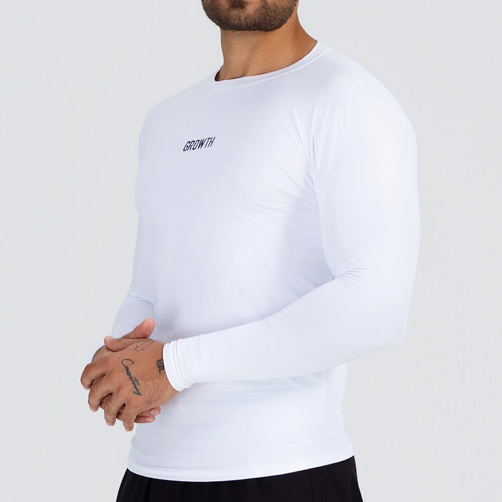 Camiseta Térmica Essencial Manga Longa Branco