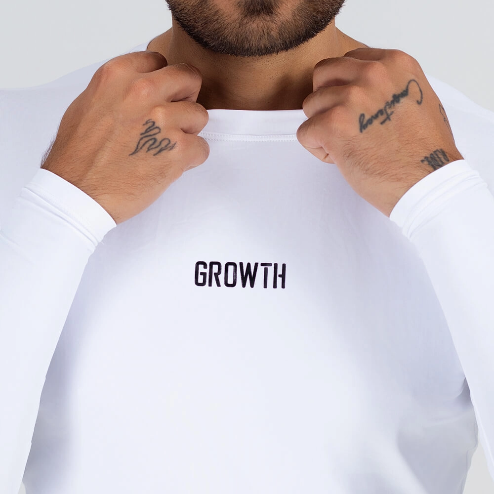 Camiseta Térmica Essencial Manga Longa Branco