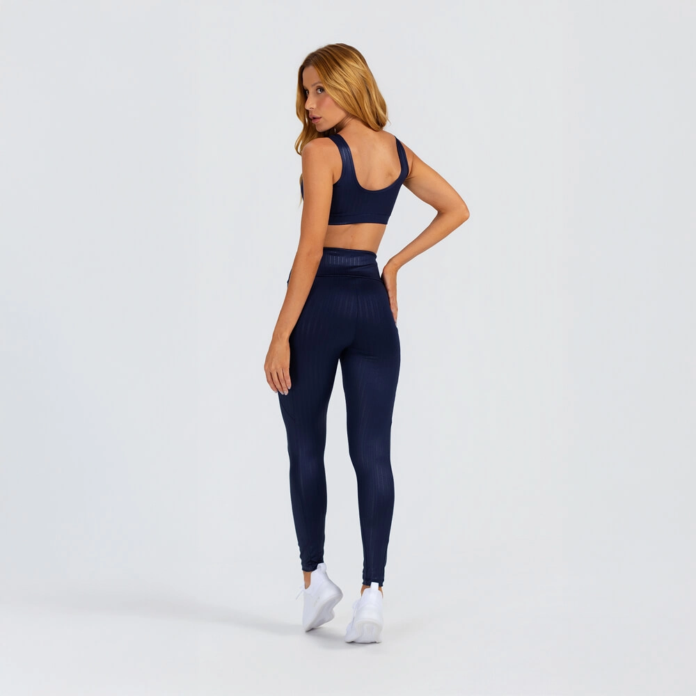  Legging malha texturizada Manuscrito