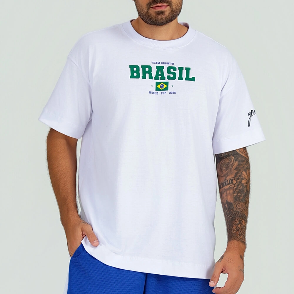 Camiseta Brasil Branco