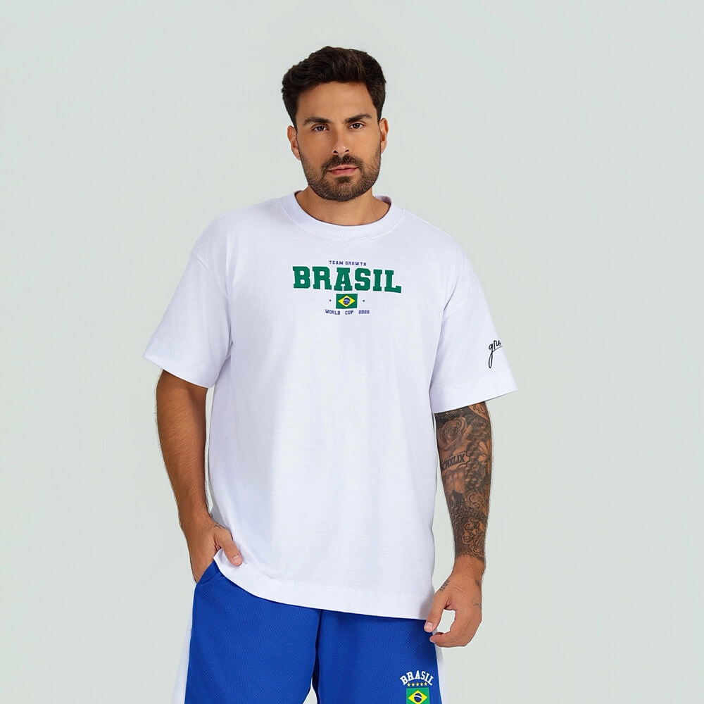 Camiseta Brasil Branco