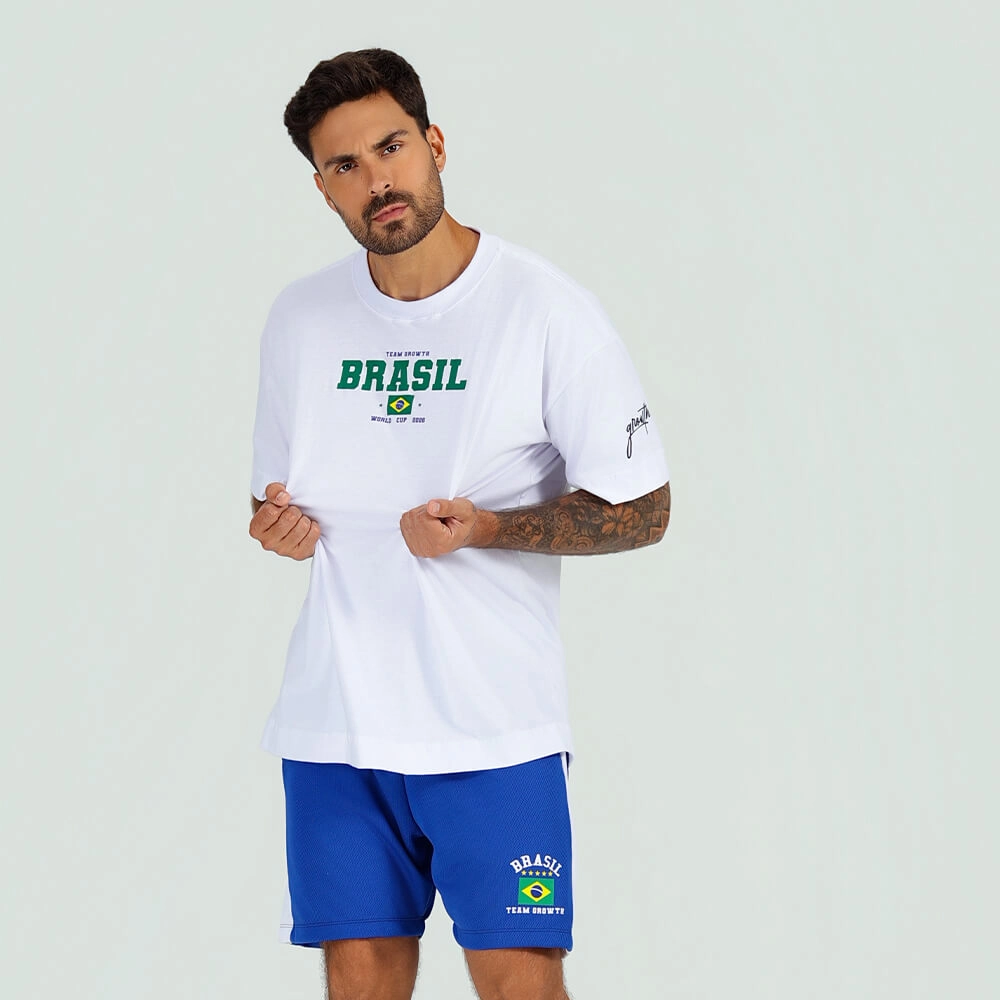 Camiseta Brasil Branco