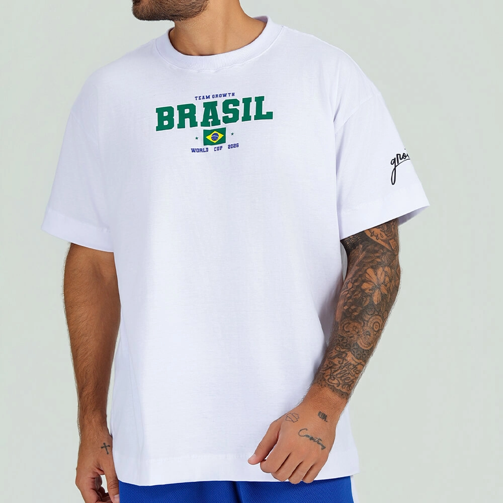 Camiseta Brasil Branco