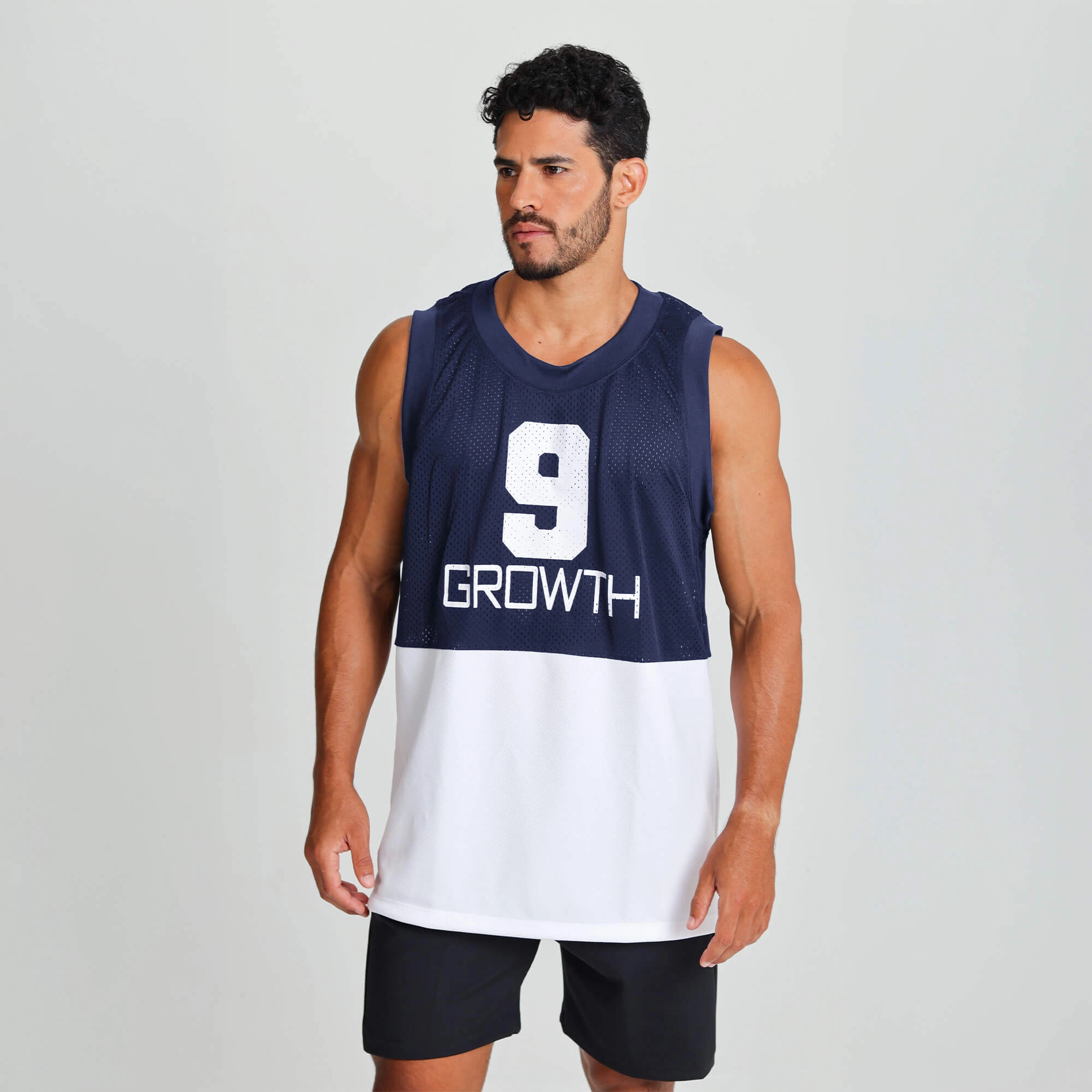 Regata basquete azul marinho 9