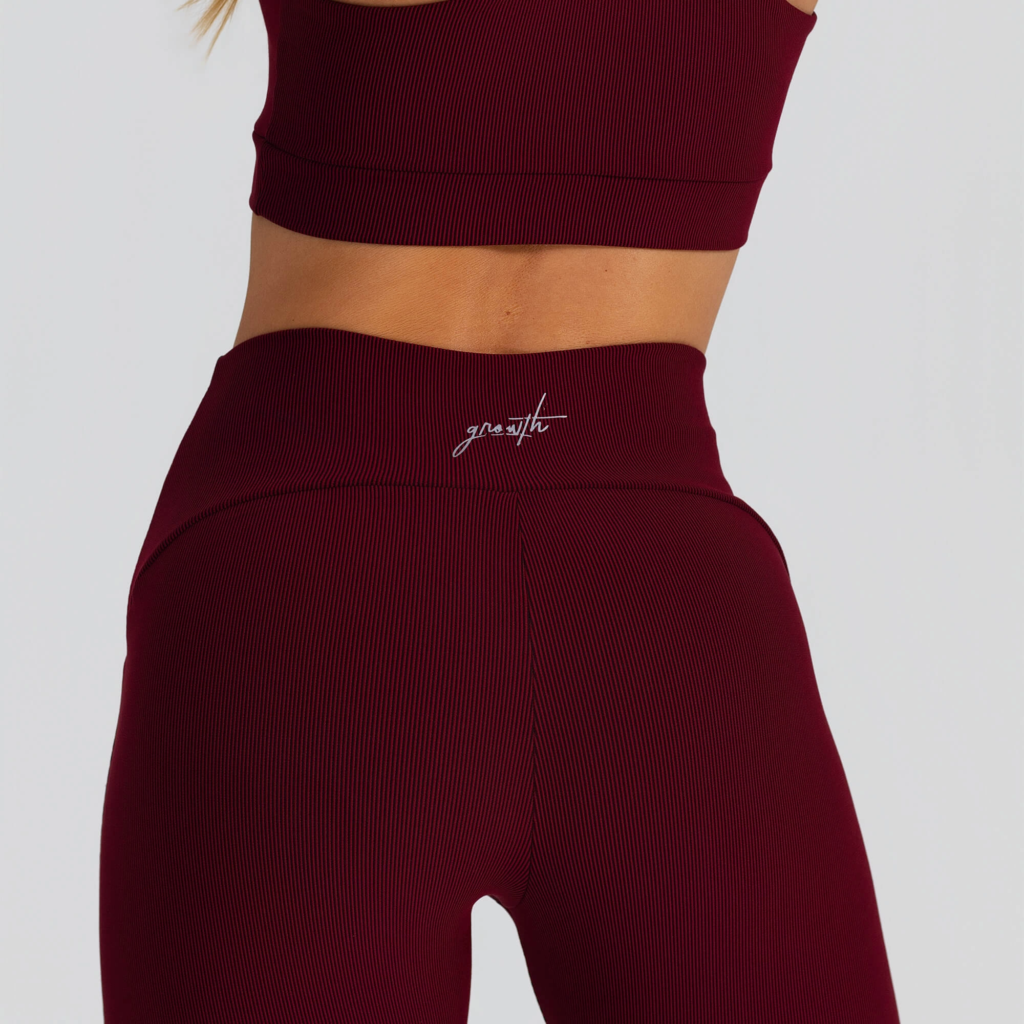 Legging malha canelado 2 tons