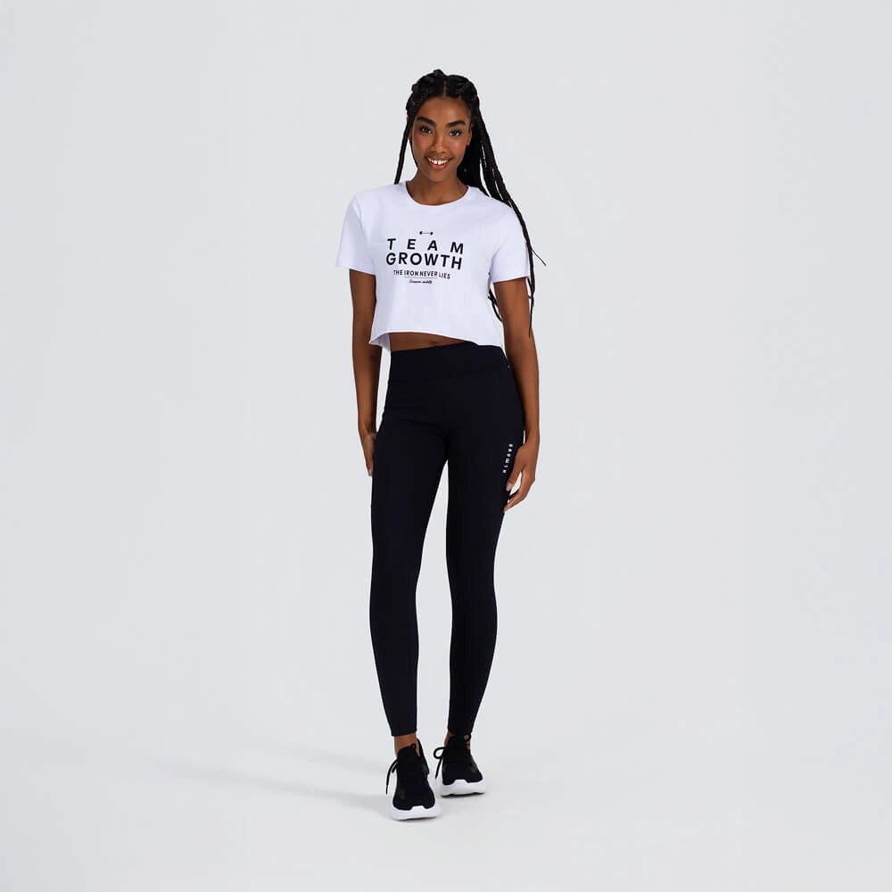 Cropped silk local branco
