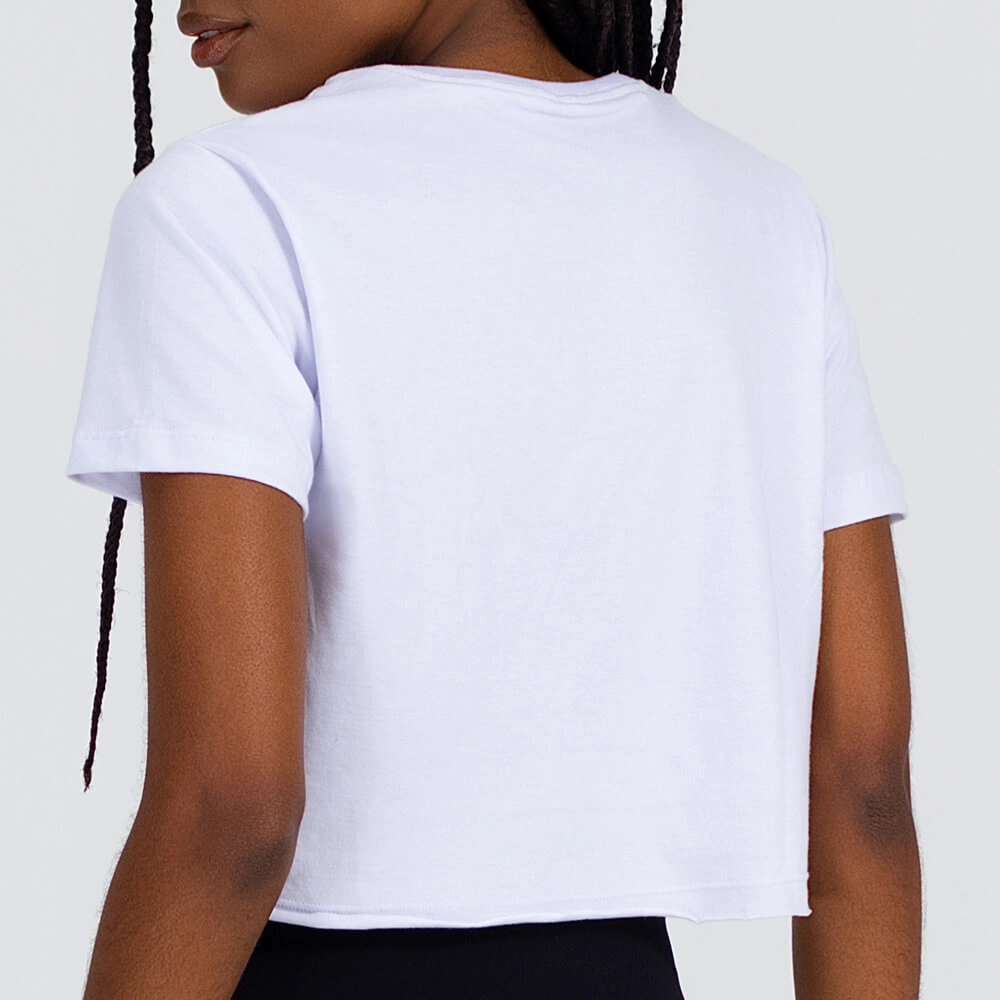 Cropped silk local branco