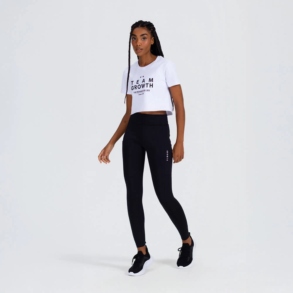 Cropped silk local branco