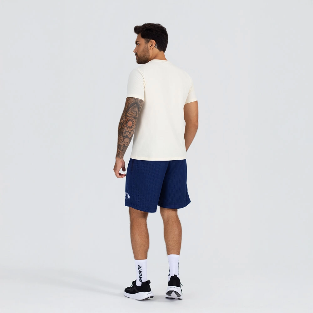 Camiseta Growth manga curta com silk logo off white