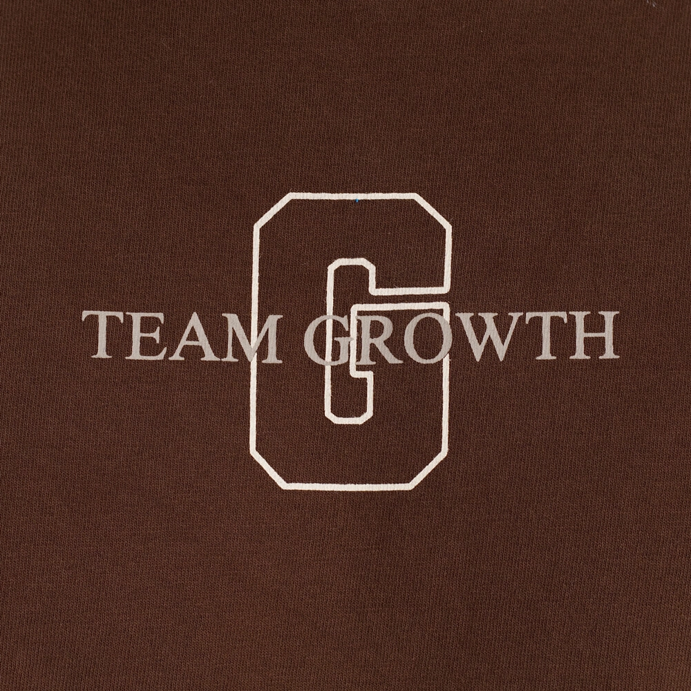 Camiseta Growth Oversized Always Earned Marrom