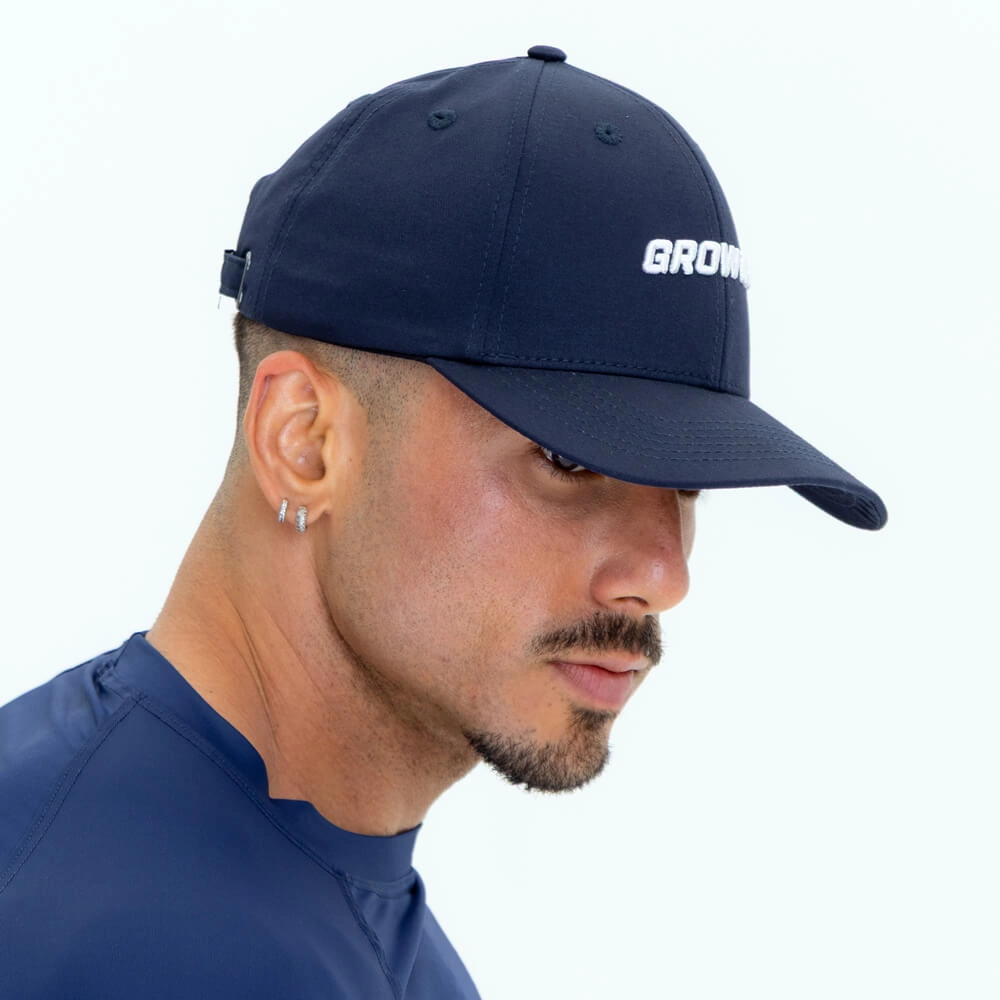 Boné flex aberto Growth azul marinho