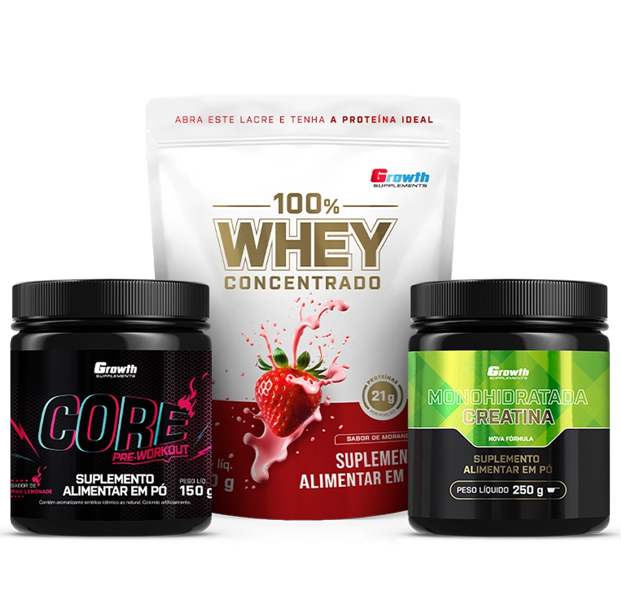 Foto do produto KIT TREINO COMPLETO: PINK LEMONADE