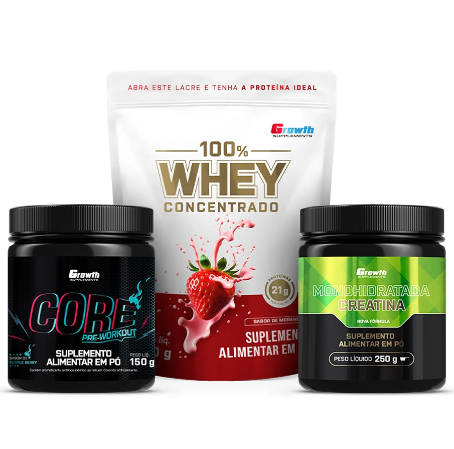 Foto do produto KIT TREINO COMPLETO: PURPLE BERRY