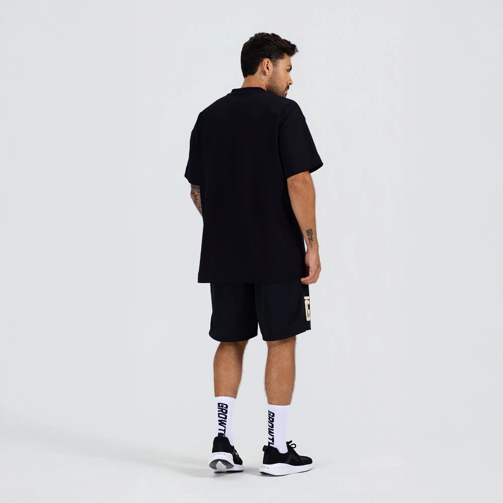Camiseta Oversized Growth Garras Preto