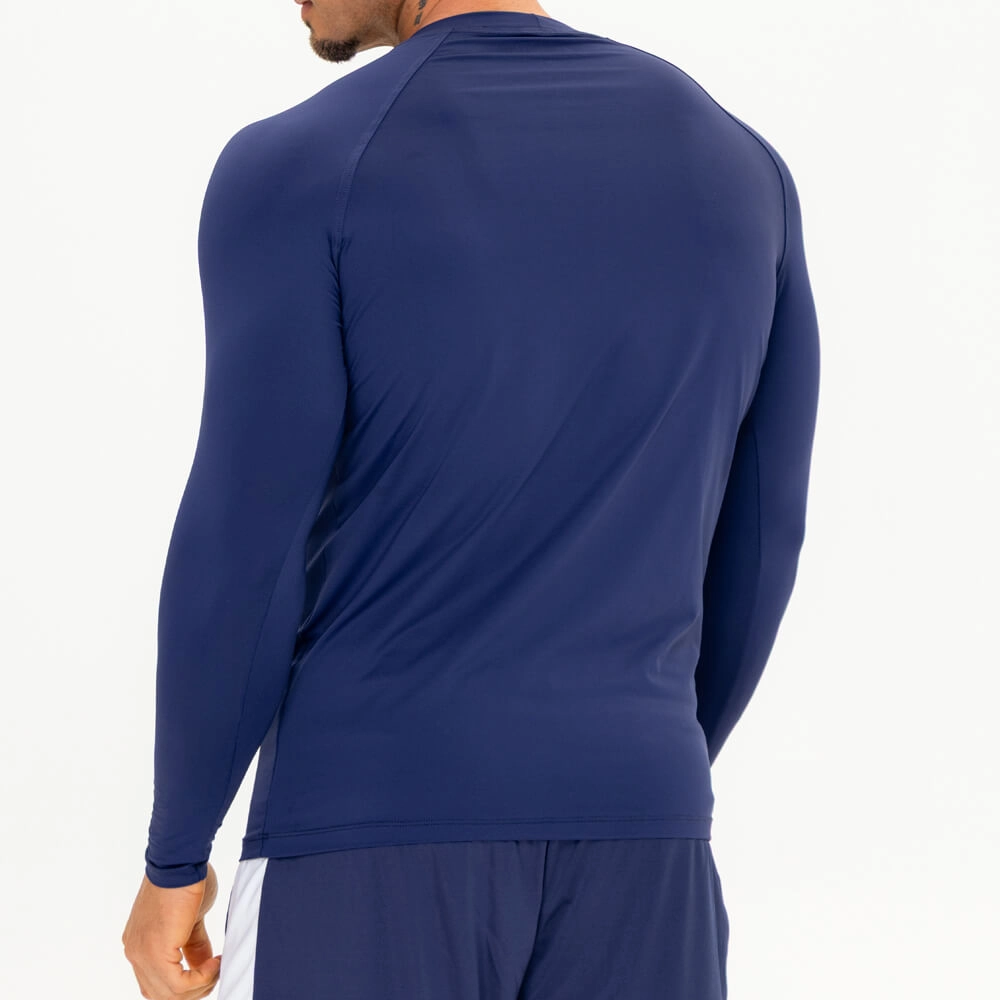 Camiseta Growht Termica Manga Longa Azul Marinho
