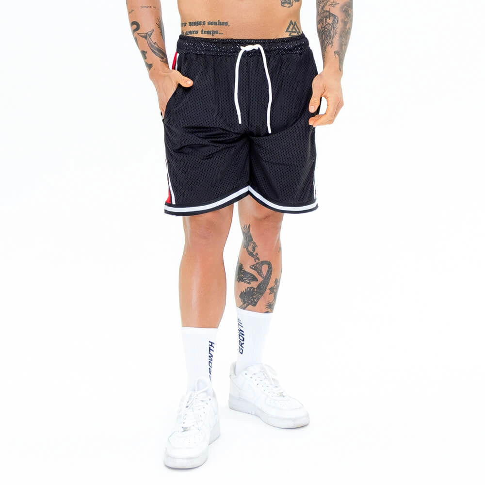 Bermuda Growth NBA Faixa Lateral Vermelha