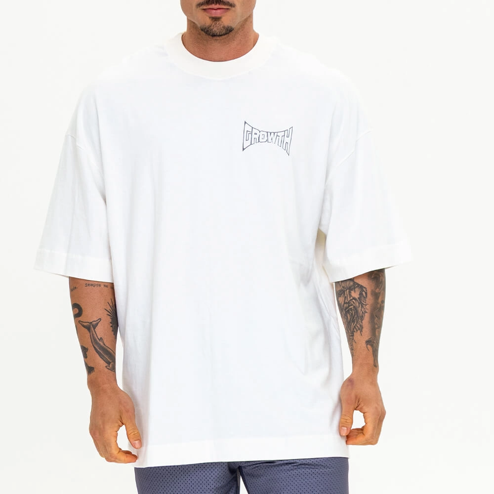 Camiseta Growth Oversized Corrosao Off White
