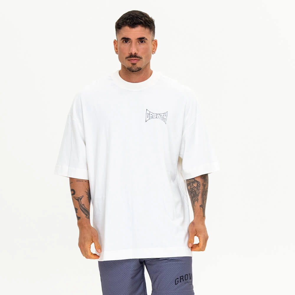 Camiseta Growth Oversized Corrosao Off White