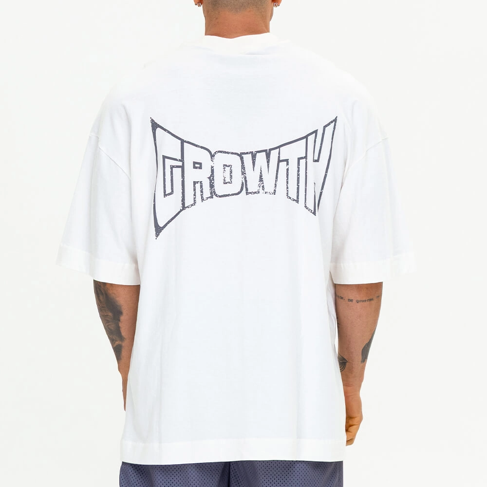 Camiseta Growth Oversized Corrosao Off White