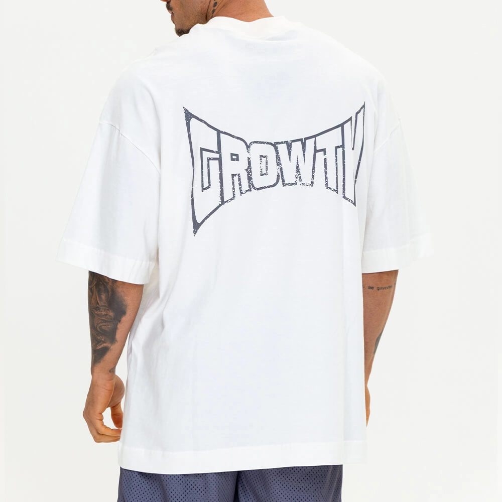 Camiseta Growth Oversized Corrosao Off White