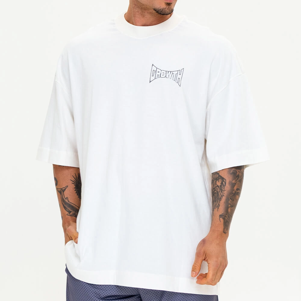 Camiseta Growth Oversized Corrosao Off White