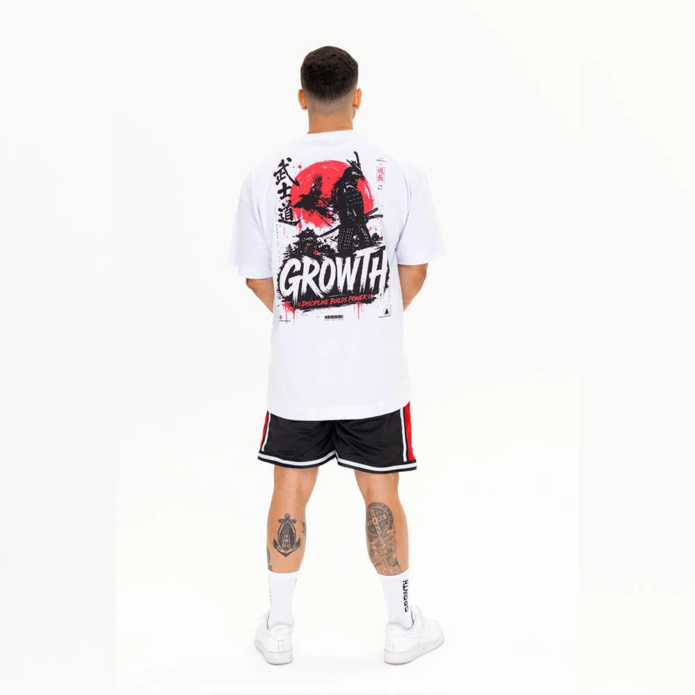 Camiseta Growth Oversized Discipline Branco