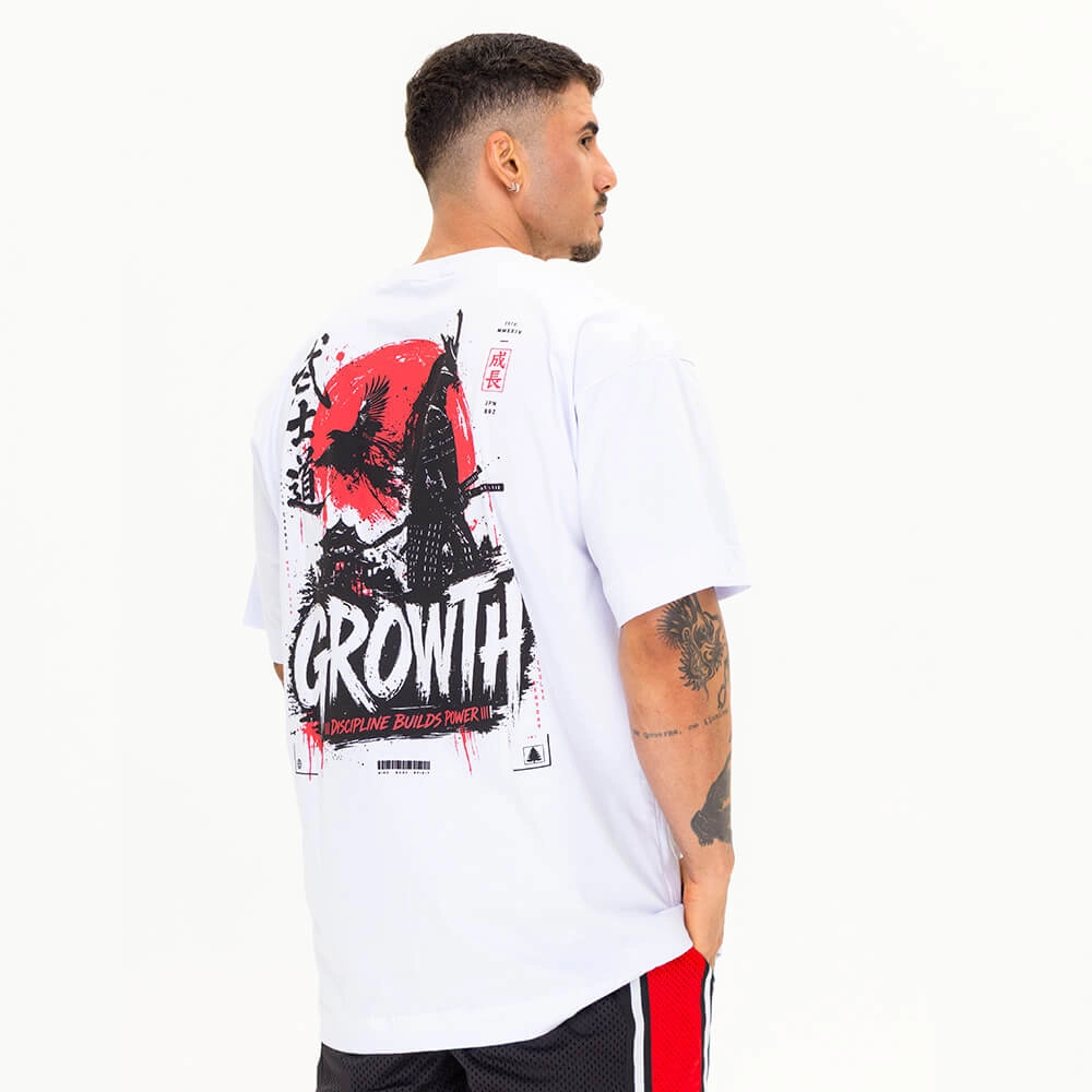 Camiseta Growth Oversized Discipline Branco