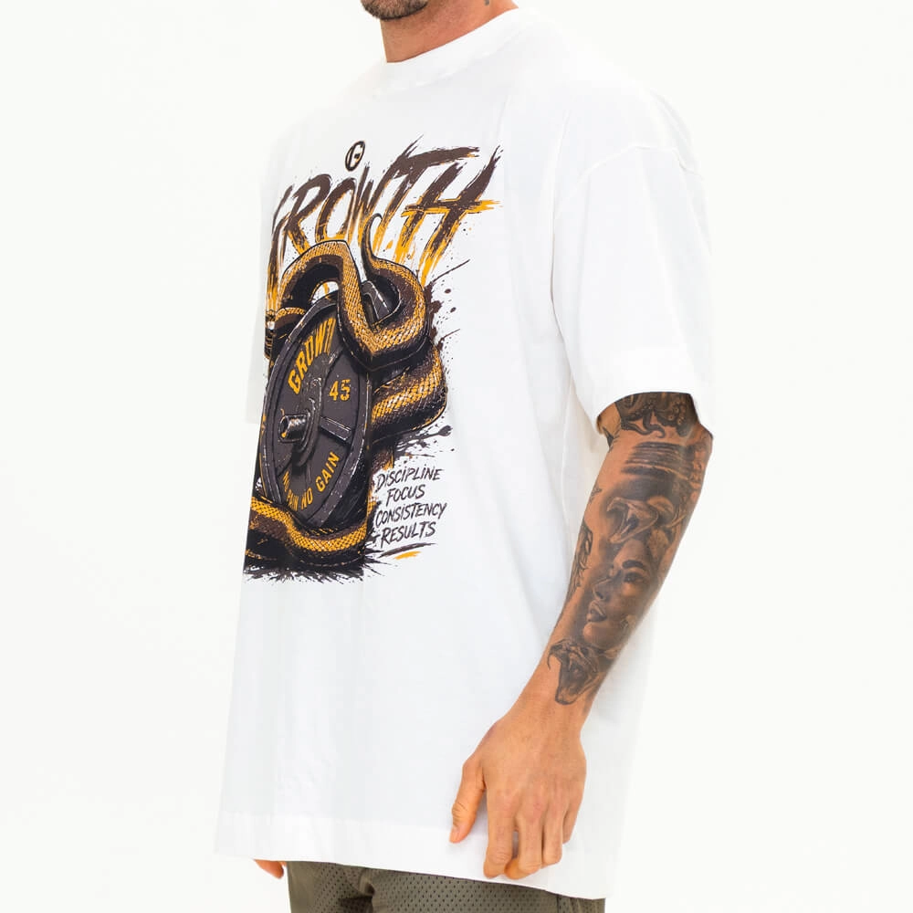 Camiseta Growth Oversized No Pain No Gain