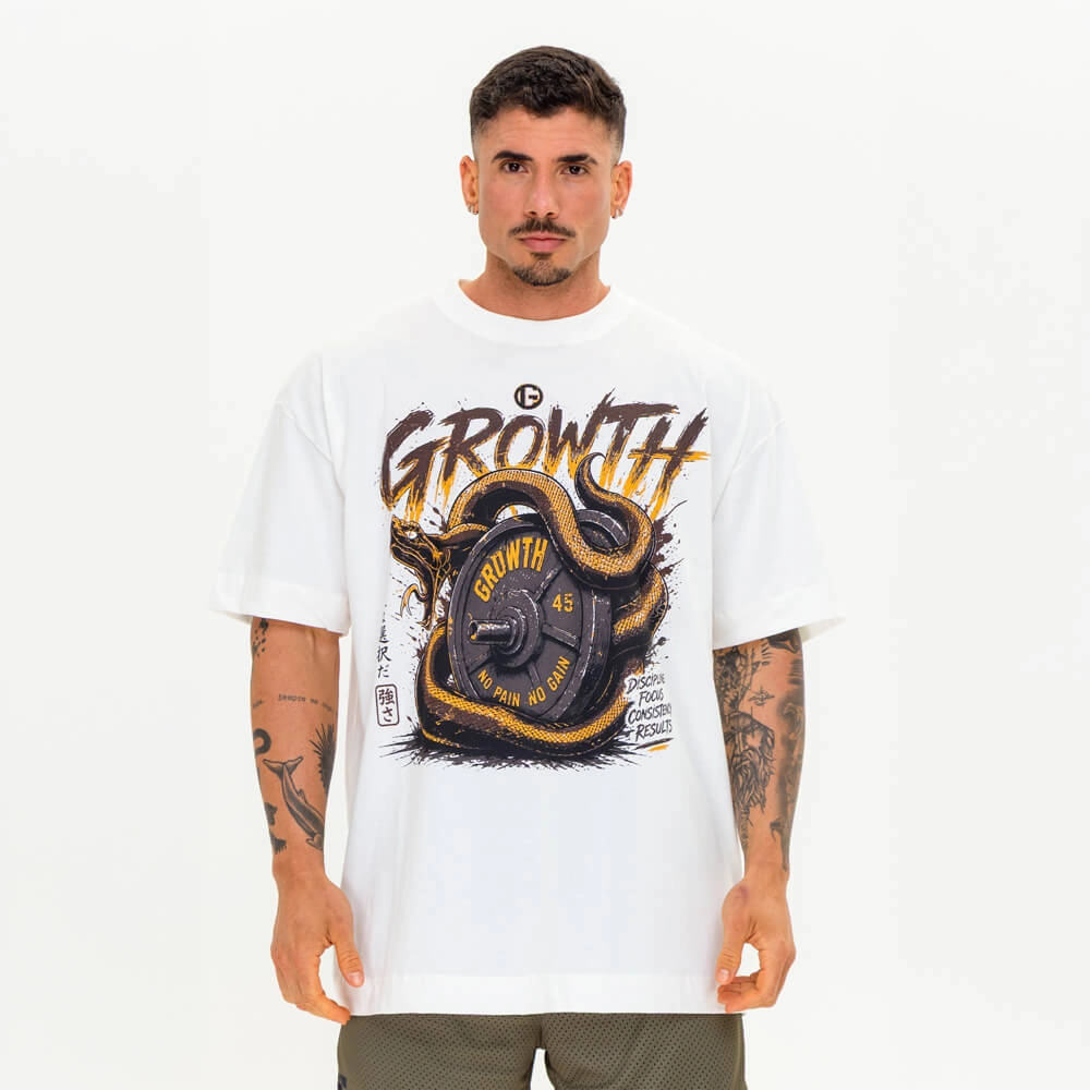Camiseta Growth Oversized No Pain No Gain