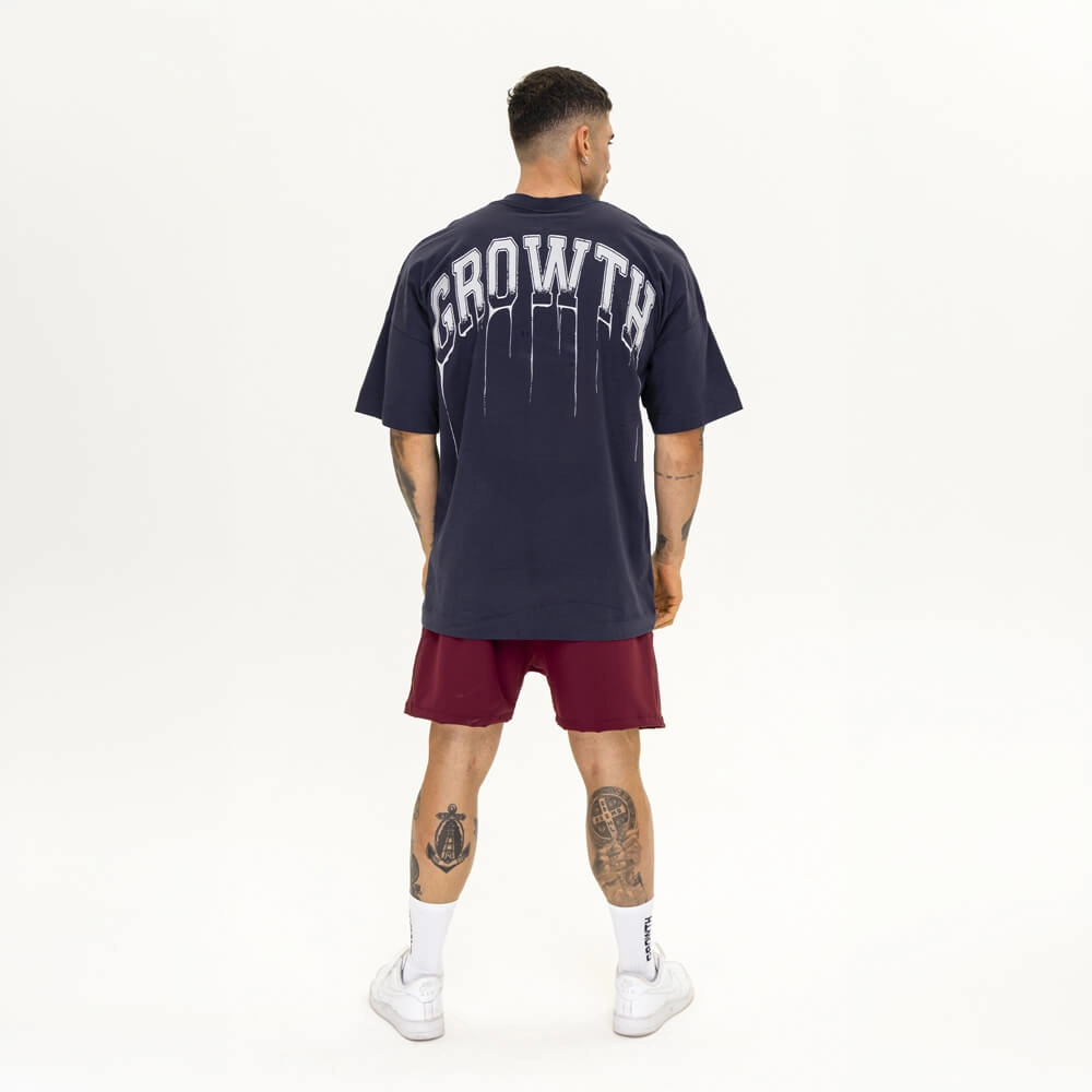 Camiseta Growth Oversized Logo Derretendo