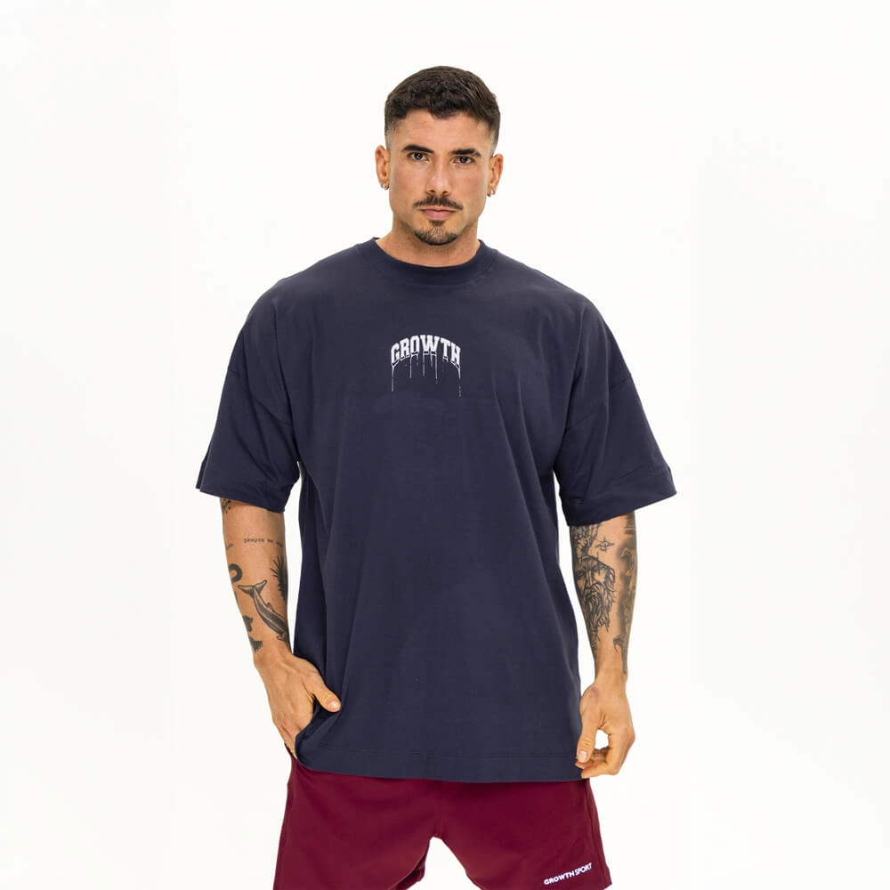 Camiseta Growth Oversized Logo Derretendo