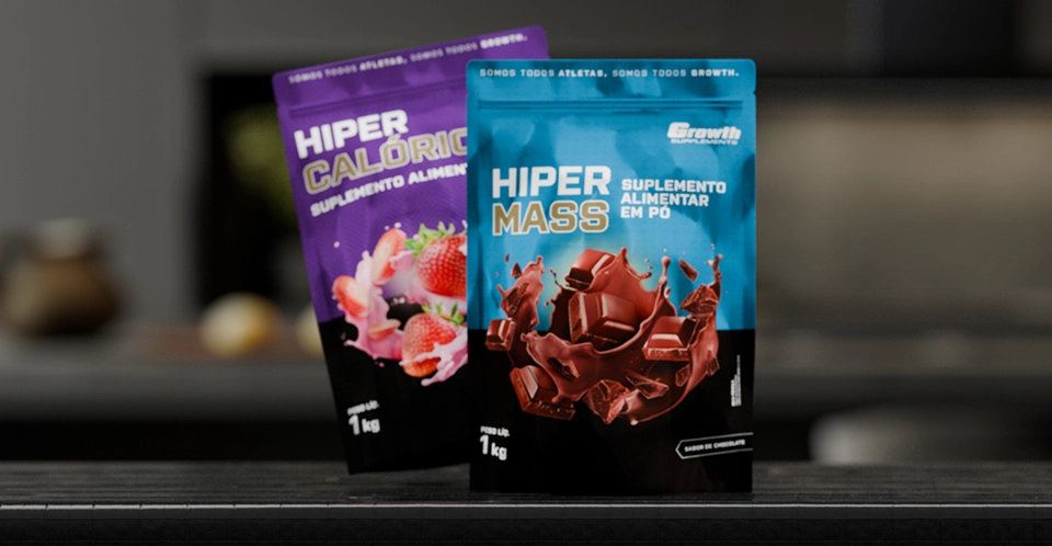 HIPER MASS SABOR BAUNILHA - growth supplements
