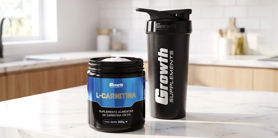 GROWTH SUPPLEMENTS - Imagem ilustrativa L-carnitina.